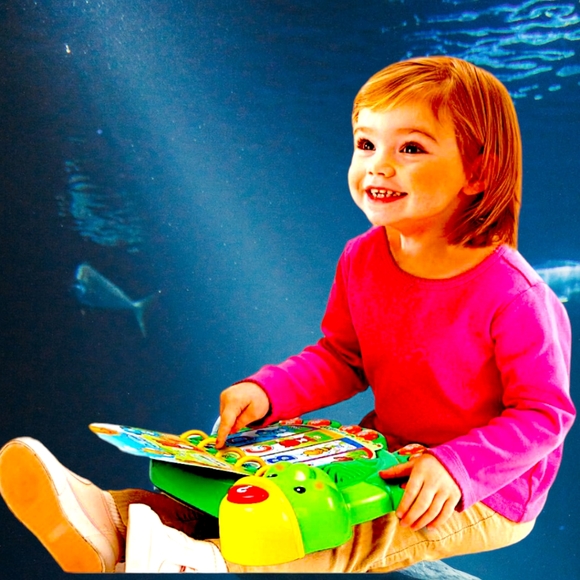 Vtech Touch and Teach Turtle Learning Phonics Numbers Reading Story Book - Picture 7 of 10